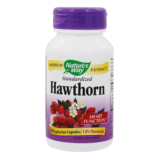 Nature's Way - Hawthorn Standardized Extract - 90 Capsules