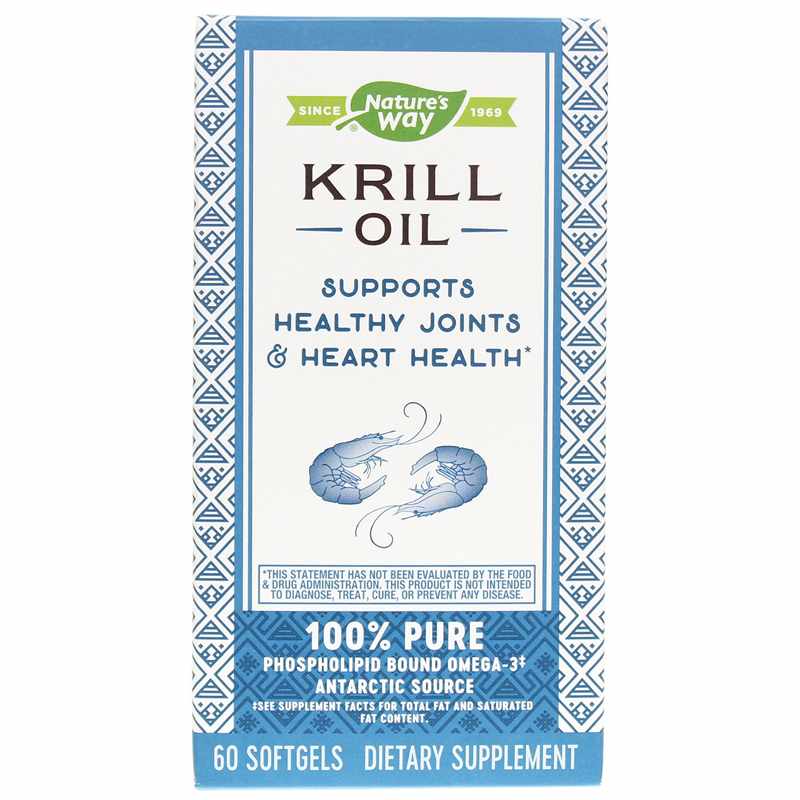 Natures Way Krill Oil 500 Mg 60 Softgels