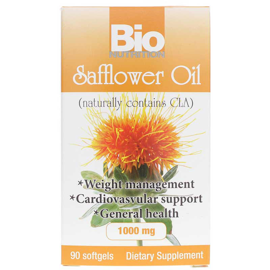 Bio Nutrition Safflower Oil 1000 Mg 90 Softgels