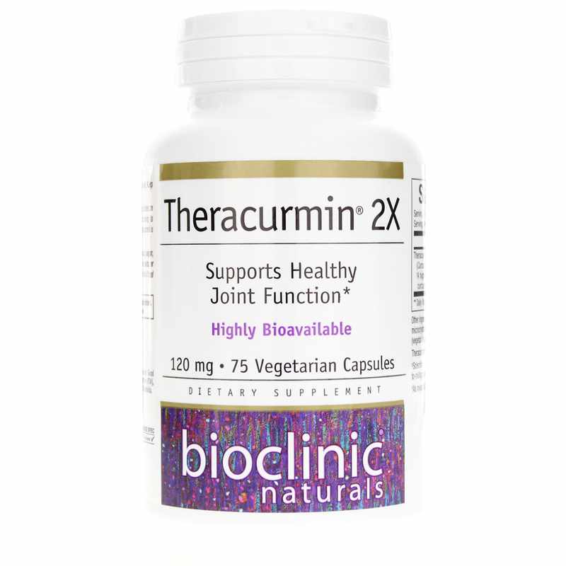 Bioclinic Naturals Theracurmin 2X 120 Mg 75 Veg Capsules