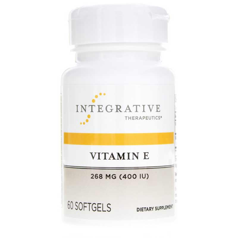 Integrative Therapeutics Vitamin E 400 IU 60 Softgels