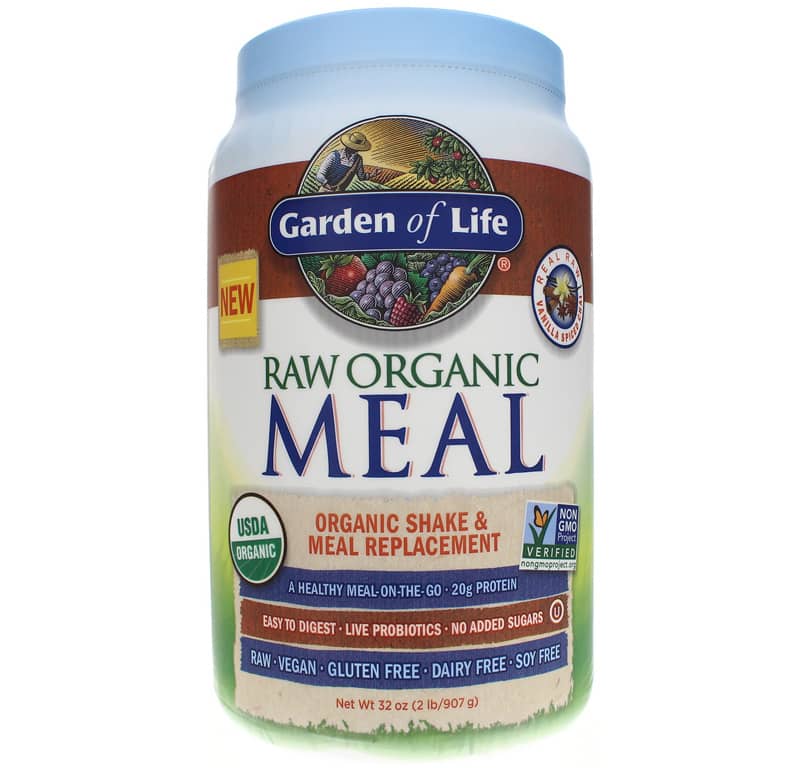 Garden of Life Raw Organic Meal Shake & Meal Replacement Vanilla Chai 32 Oz