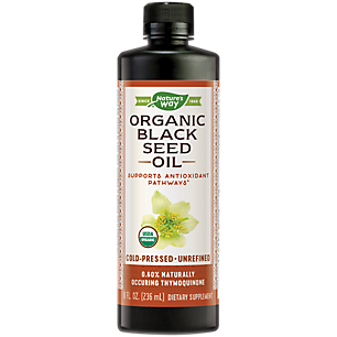 Organic Black Seed Oil - Antioxidant Support with Omega-6 and Omega-9 (8 Fluid Ounces)