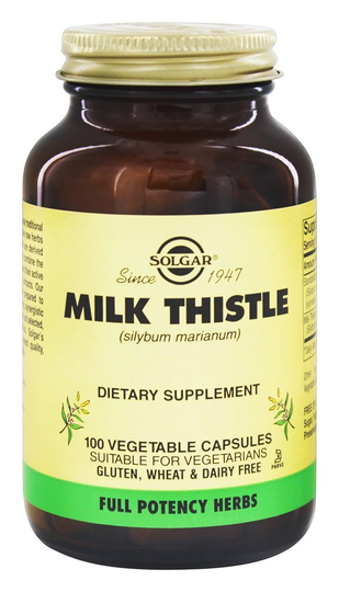 Solgar - Milk Thistle - 100 Vegetarian Capsules