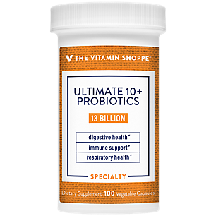 Ultimate 10+ Probiotics - Immune Support, Digestive & Respiratory Health - 13 Billion CFUs (100 Vegetable Capsules)