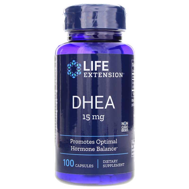 Life Extension Dhea 15 Mg 100 Capsules
