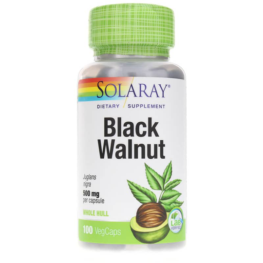 Solaray Black Walnut 500 Mg 100 Veg Capsules