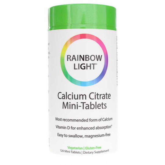 Rainbow Light Calcium Citrate Mini-Tabs 120 Tablets