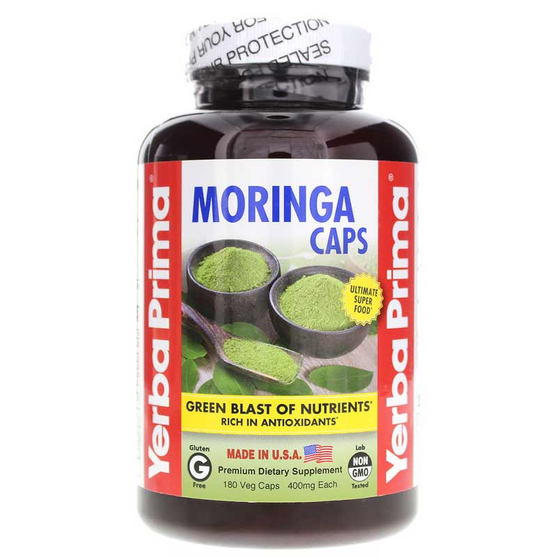 Yerba Prima Moringa Caps 180 Veg Capsules
