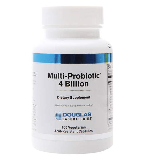 Douglas Laboratories - Multi-Probiotic Gastrointestinal Support 4 Billion CFU - 100 Vegetarian Capsules