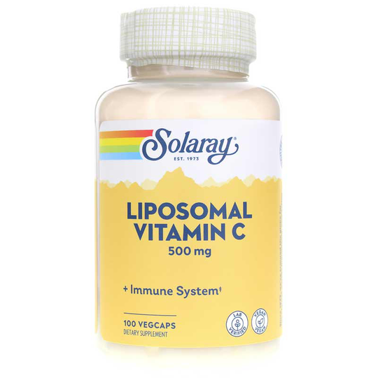 Solaray Liposomal Vitamin C 500 Mg 100 Veg Capsules