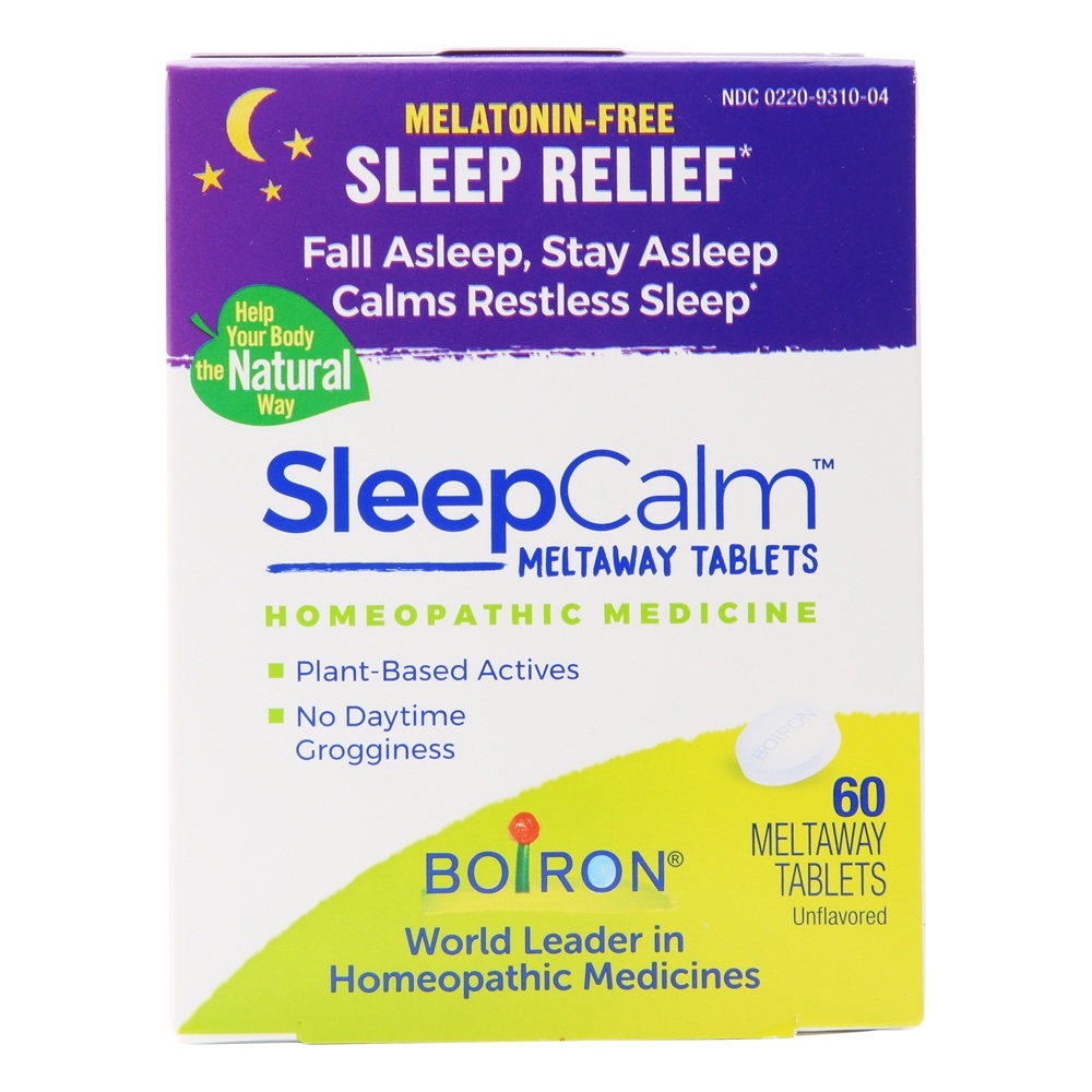 Boiron - SleepCalm Melatonin-Free Sleep Relief - 60 Tablets