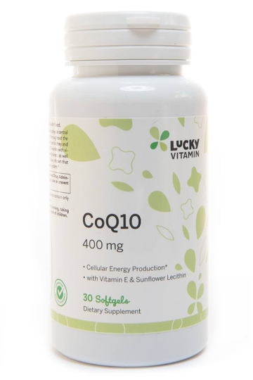 LuckyVitamin - CoQ10 400 mg. - 30 Softgels
