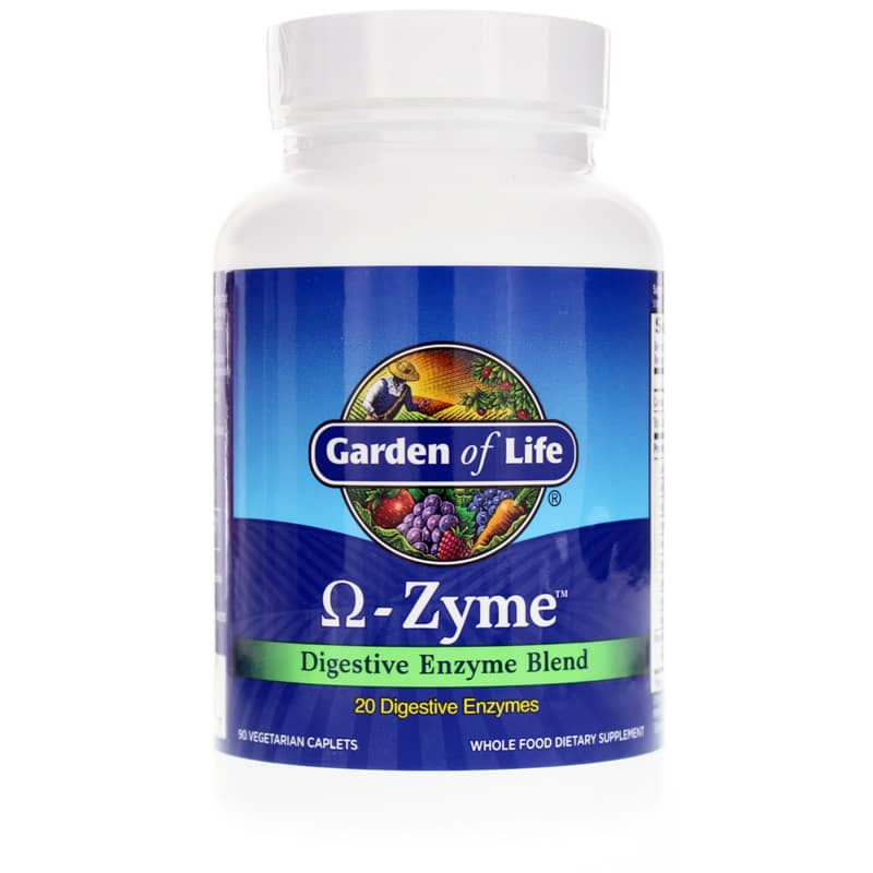 Garden of Life Omega-Zyme Digestive Enzyme Blend 90 Veg Capsules