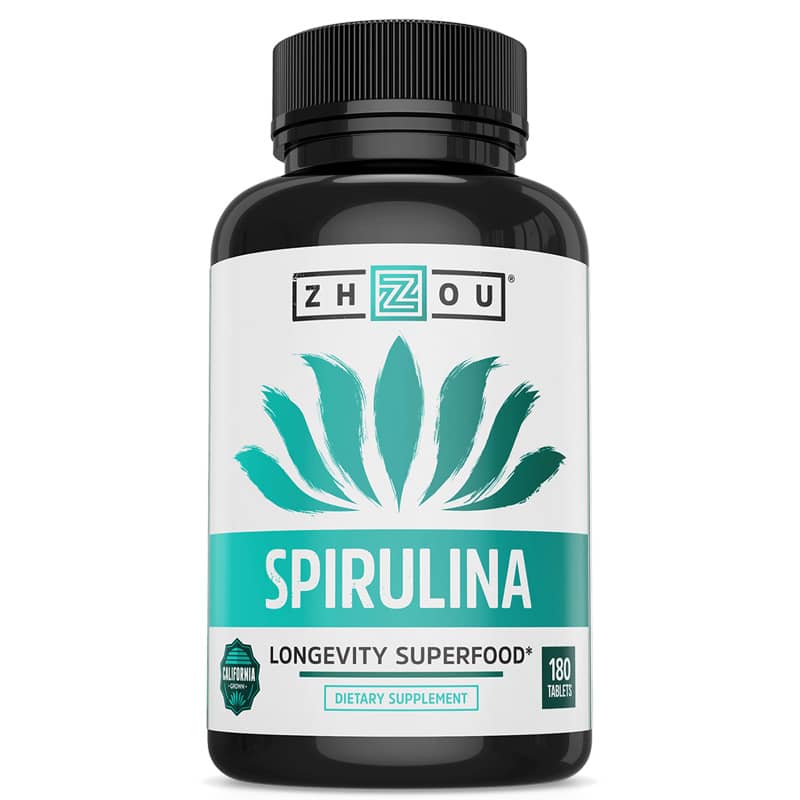 Zhou Nutrition Spirulina Tablets 180 Tablets