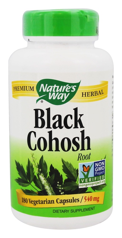 Nature's Way - Black Cohosh Root 540 mg. - 180 Vegetarian Capsules