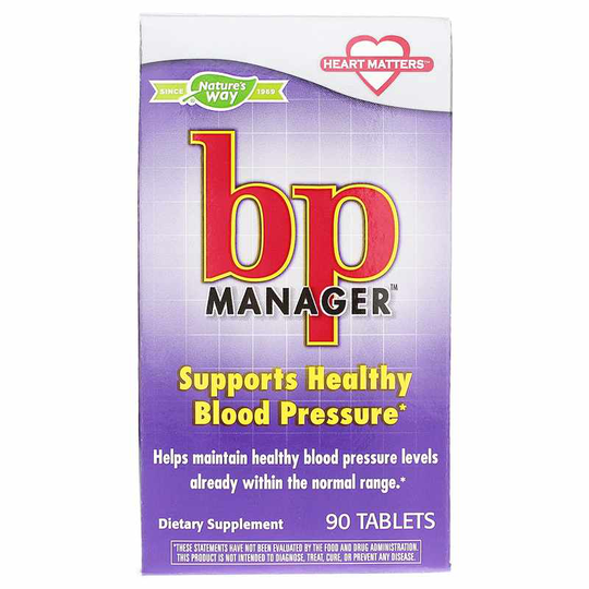 Natures Way BP Manager 90 Tablets