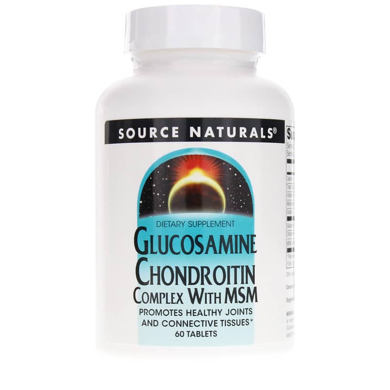Source Naturals Glucosamine Chondroitin Complex with MSM 60 Tablets