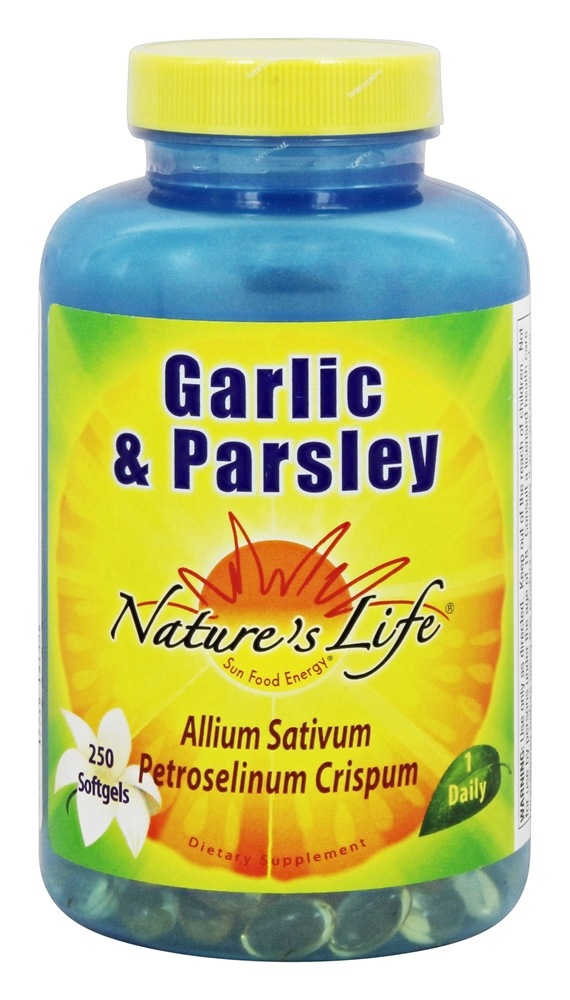Nature's Life - Garlic & Parsley - 250 Softgels