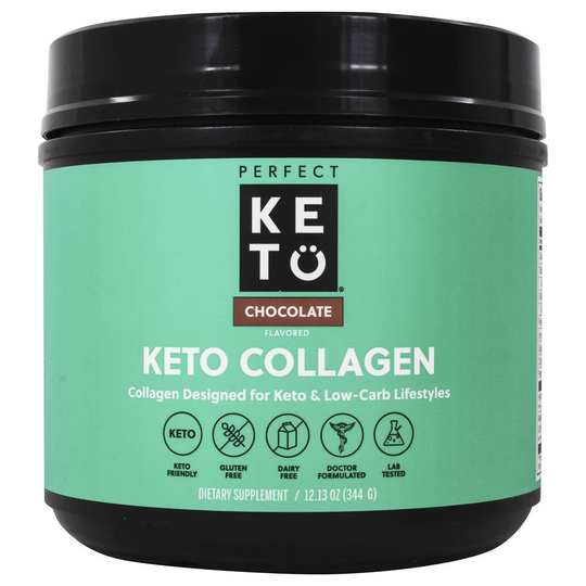 Perfect Keto - Keto Collagen Powder Chocolate - 12.13 oz.