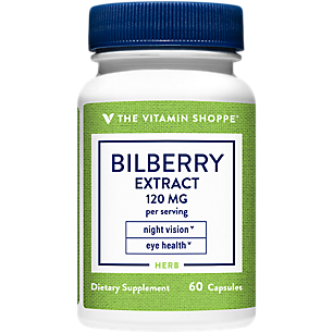 Bilberry Extract Standardized to 25% Anthocyanins - 120 MG (60 Capsules)