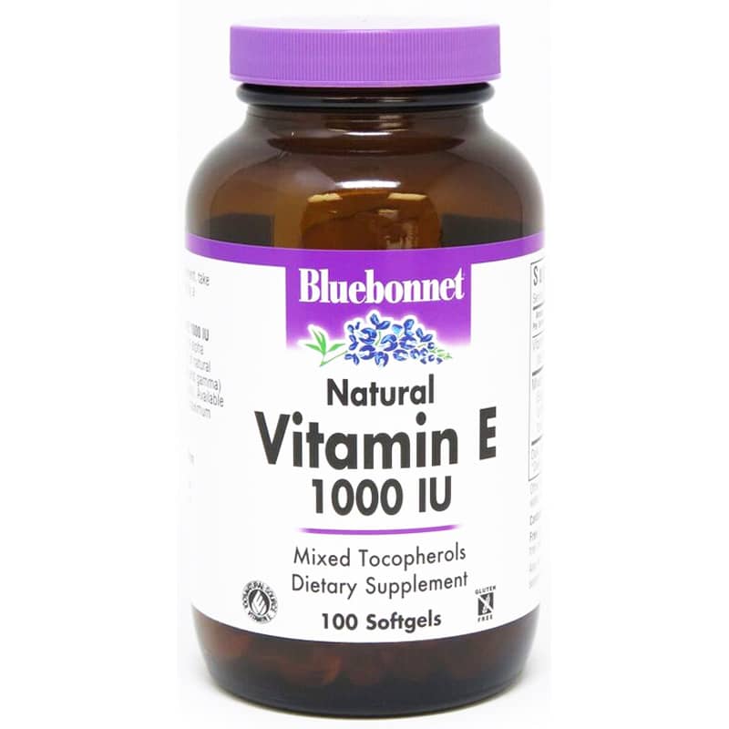 Bluebonnet Natural Vitamin E 1000 IU 100 Softgels