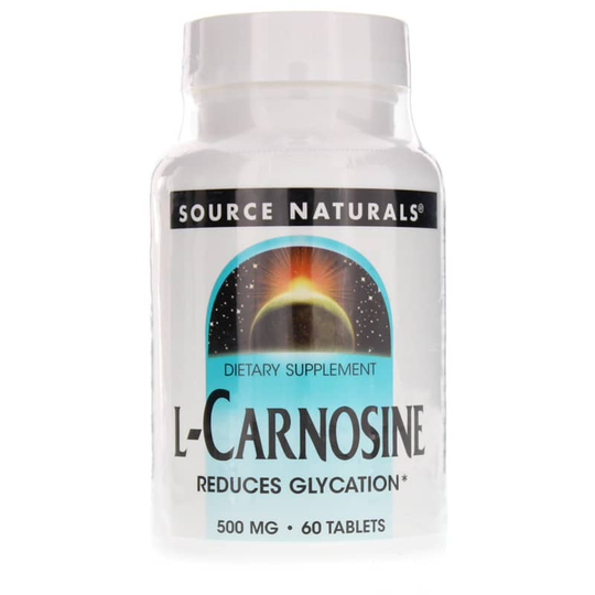 Source Naturals L-Carnosine 500 Mg 60 Tablets