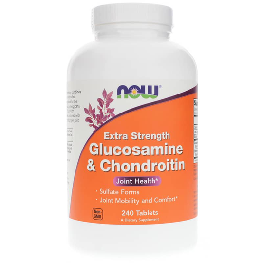 NOW Foods Glucosamine & Chondroitin Extra Strength 240 Tablets