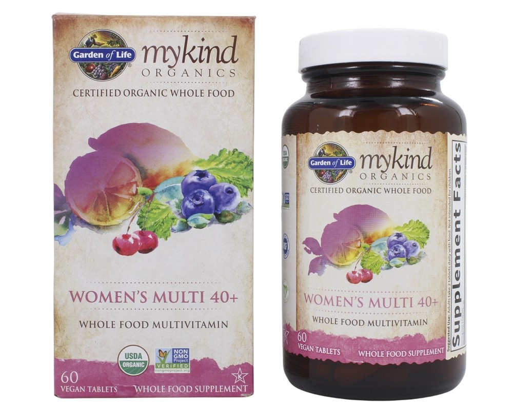Garden of Life - mykind Organics Women's Multi 40 Whole Food Multivitamin - 60 Vegan Tablet(s)