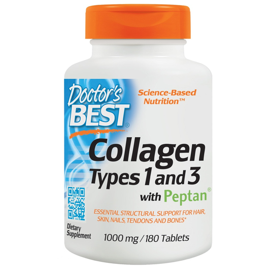 Doctor's Best - Collagen Types 1 & 3 1000 mg. - 180 Tablets