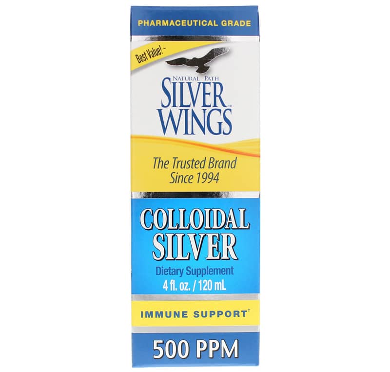 Natural Path Silver Wings Colloidal Silver 500 PPM 4 Oz