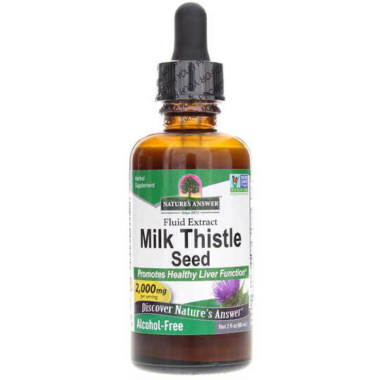 Natures Answer Milk Thistle Extract Alcohol-Free 2 Oz