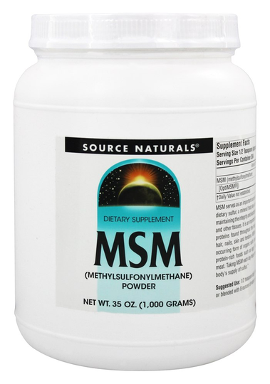 Source Naturals - MSM Methylsulfonylmethane Powder - 35 oz.