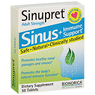 Sinupret Adult Strength - Sinus + Immune Support (50 Tablets)