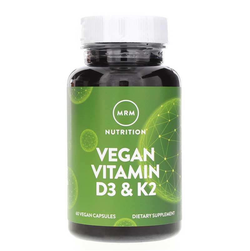 MRM Vegan Vitamin D3 & K2 60 Vegan Capsules