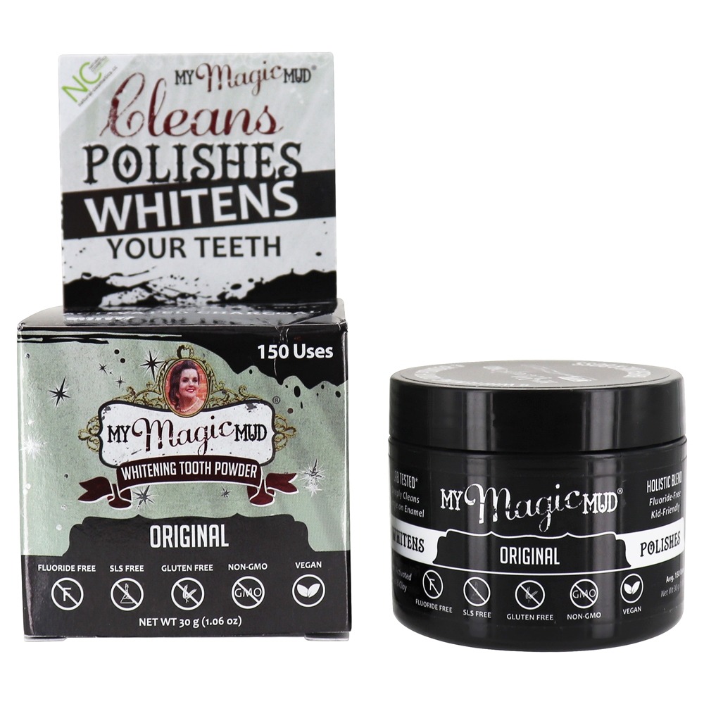 My Magic Mud - 100 Natural Whitening Tooth Powder - 1.06 oz.