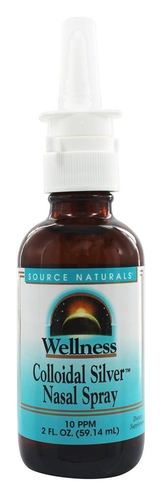 Source Naturals - Wellness Colloidal Silver Nasal Spray 10 Ppm - 2 fl. oz.