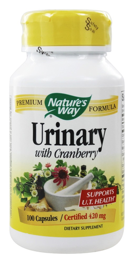 Nature's Way - Urinary With Cranberry 415 mg. - 100 Capsules