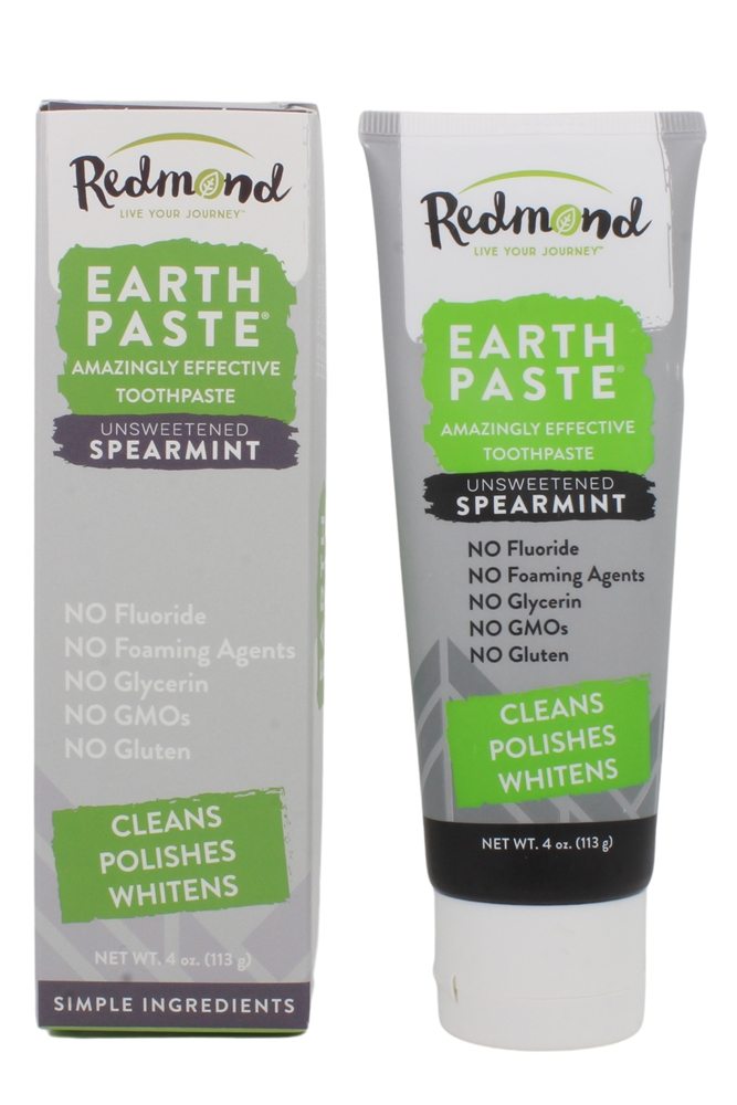 Redmond Trading - Earthpaste Amazingly Natural Toothpaste Spearmint - 4 oz.