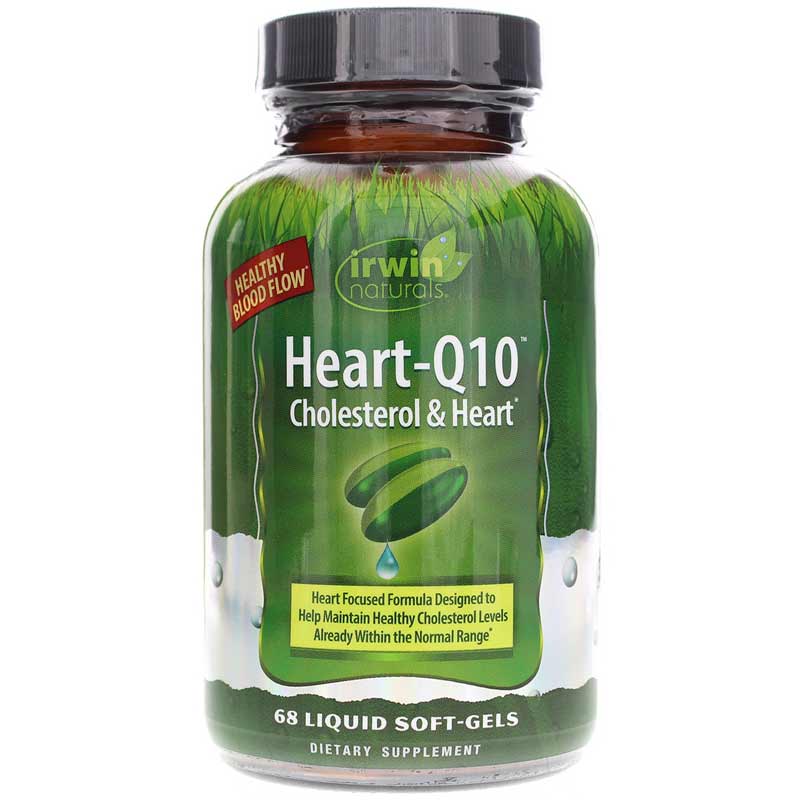 Irwin Naturals Heart-Q10 68 Liquid Softgels