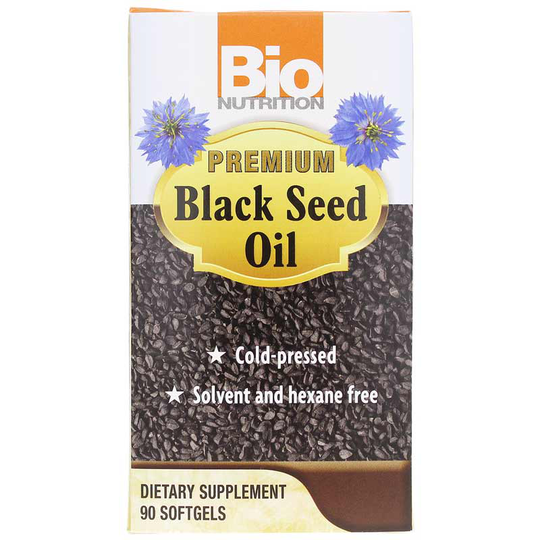 Bio Nutrition Premium Black Seed Oil 1000 Mg 90 Softgels