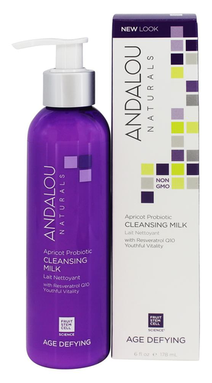 Andalou Naturals - Age-Defying Apricot Probiotic Cleansing Milk - 6 fl. oz.