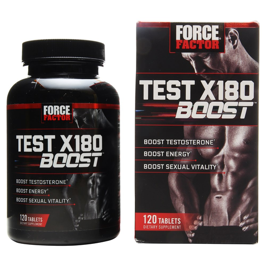 Force Factor - Test X180 Premium Free Testosterone Booster - 120 Tablets