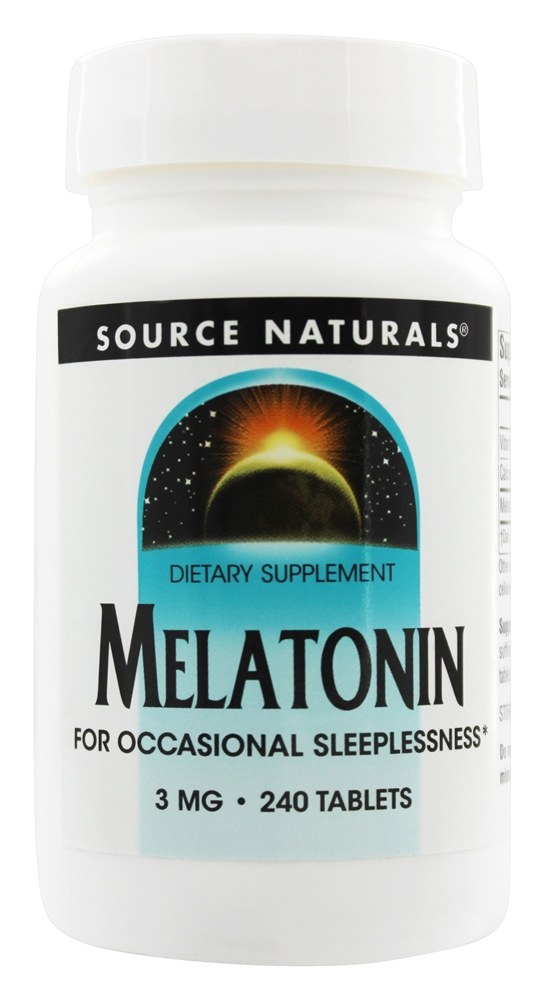 Source Naturals - Melatonin 3 mg. - 240 Tablet(s)