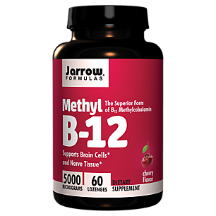 Methyl Vitamin B12 - 5,000 MCG - Cherry (60 Lozenges)