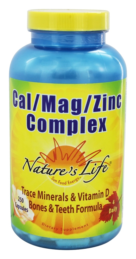 Nature's Life - Cal Mag Zinc Complex - 250 Capsules