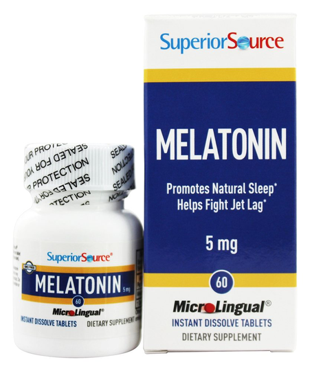 Superior Source - Melatonin 5 mg. - 60 Quick Dissolve Tablets