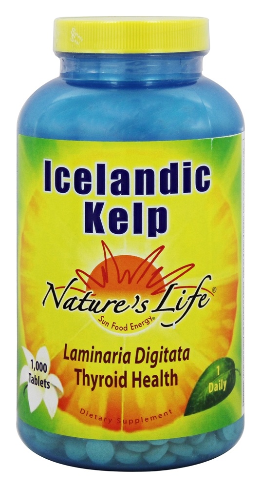 Nature's Life - Icelandic Kelp - 1000 Tablets