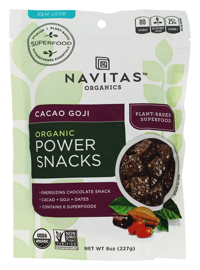 Navitas Organics - Power Snack Goji Super Food Cacao - 8 oz.