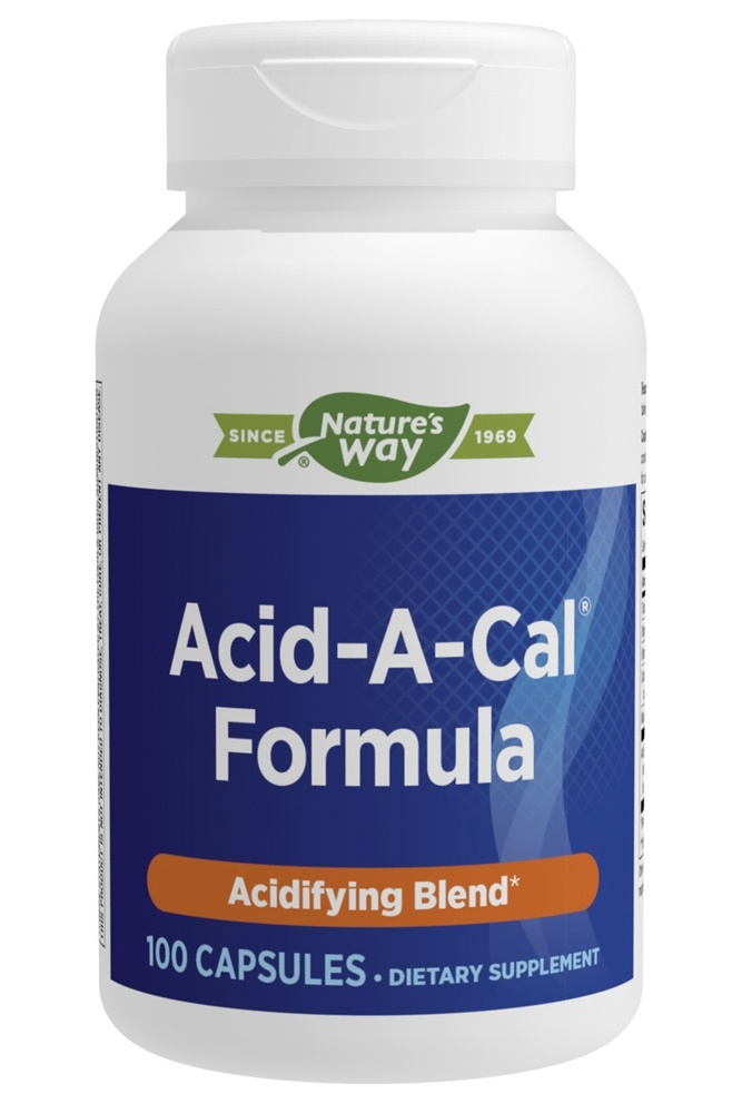 Nature's Way - Acid-A-Cal Formula - 100 Capsules
